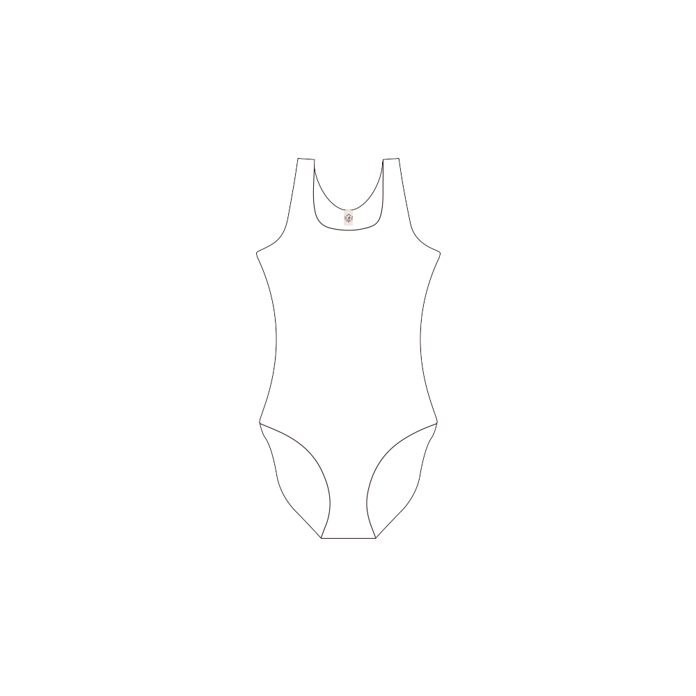 DA-LOGO bathing suit w Private Brand Tag on Women's One Piece Swimsuit (3cm X 5cm)
