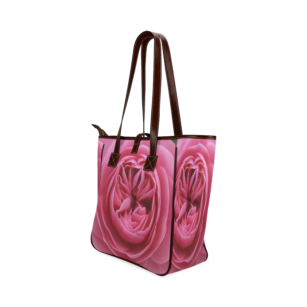 Rose Fleur Macro Classic Tote Bag (Model 1644)