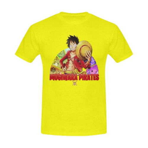 Luffy Men's T-Shirt in USA Size (Front Printing Only)