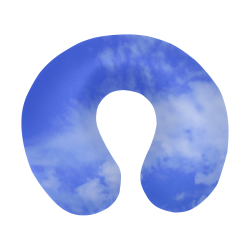Blue Clouds U-Shape Travel Pillow