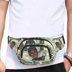 gimmie da money fanny pack Fanny Pack/Small (Model 1677)