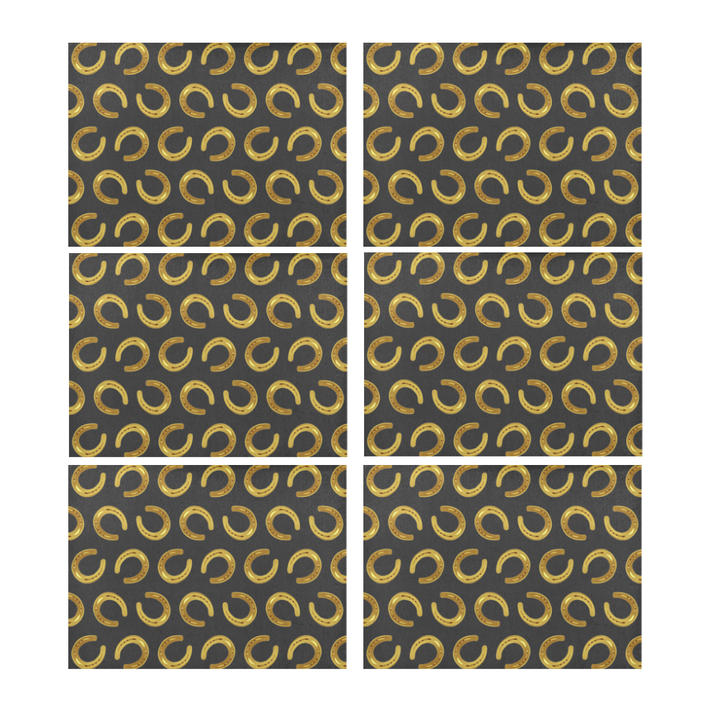 Golden horseshoe Placemat 14’’ x 19’’ (Set of 6)
