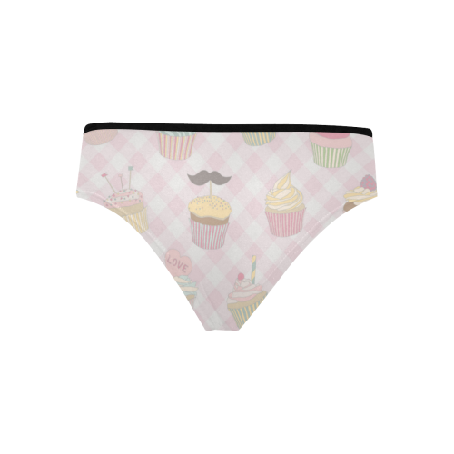 Cupcakes Women's Hipster Panties (Model L33)