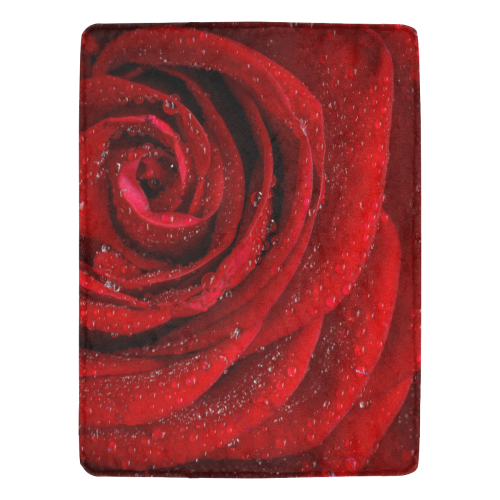 Red rosa Ultra-Soft Micro Fleece Blanket 60"x80"