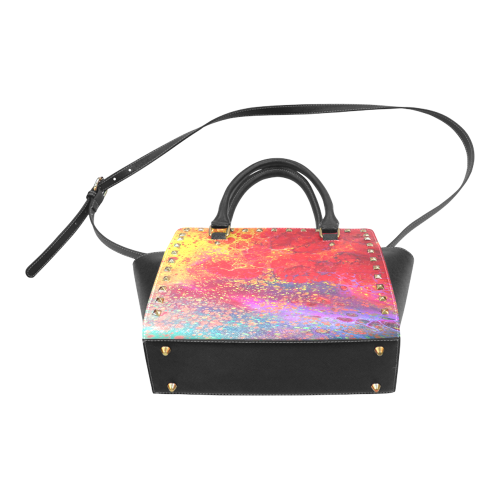 Love Colorful 1 Rivet Shoulder Handbag (Model 1645)