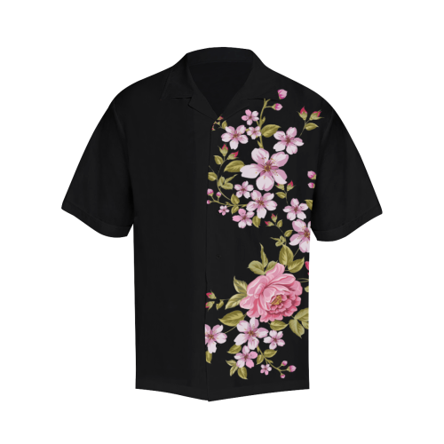 Pure Nature - Summer Of Pink Roses 1 Hawaiian Shirt (Model T58)