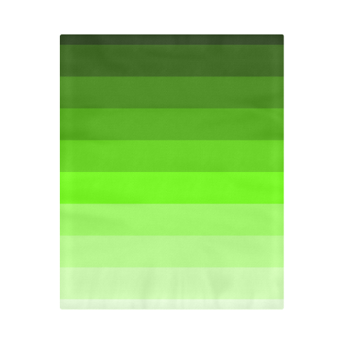 Green stripes Duvet Cover 86"x70" ( All-over-print)