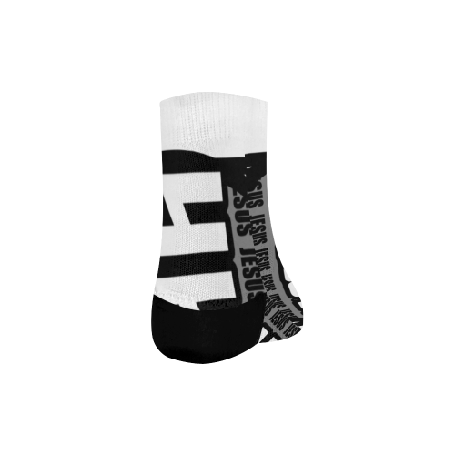 White Quarter Socks