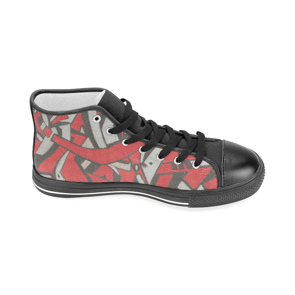 Ruby Men’s Classic High Top Canvas Shoes (Model 017)
