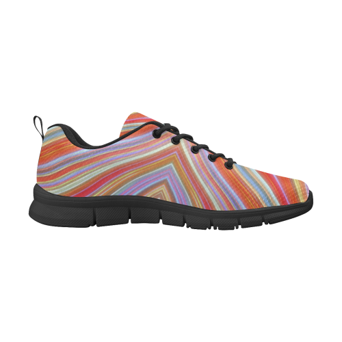 Wild Wavy X Lines 09 Women's Breathable Running Shoes (Model 055)