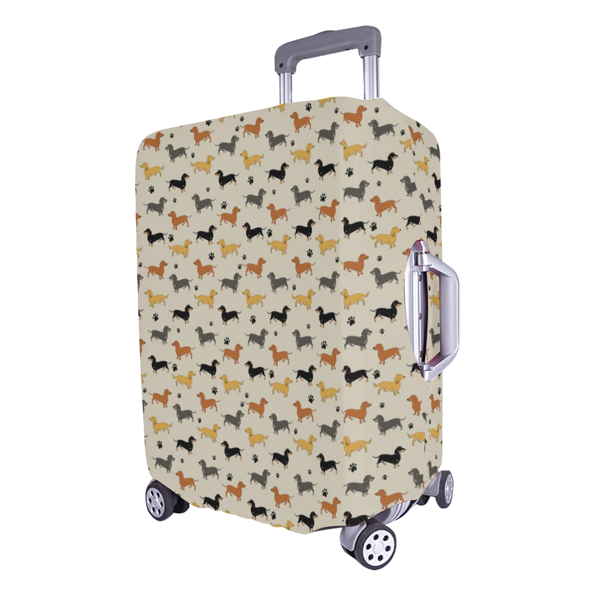 Mixed Weenies Luggage Cover/Large 26"-28"