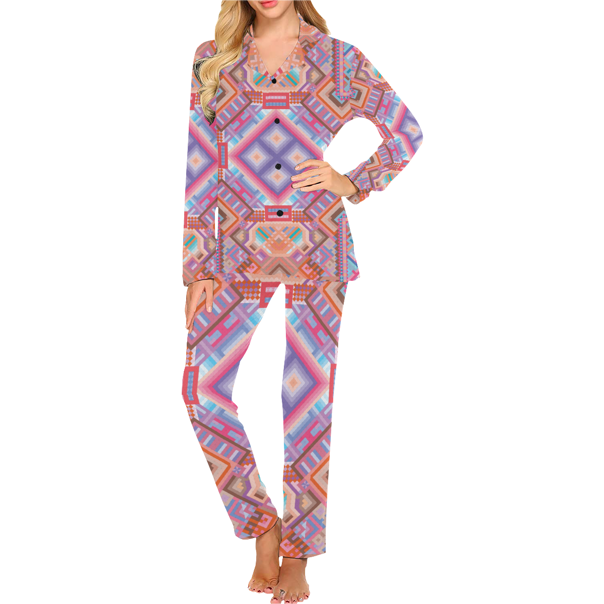 Researcher Women's Long Pajama Set