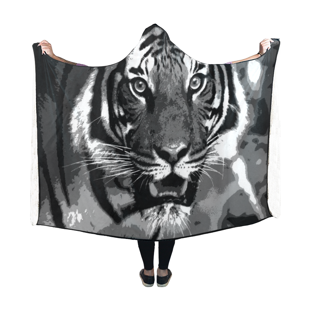 TIGER 15 Hooded Blanket 60''x50''