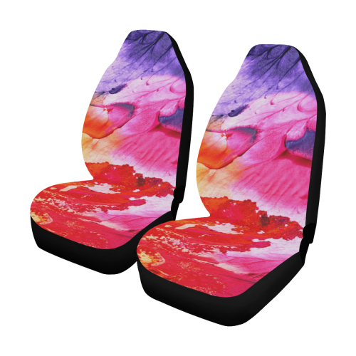 Red purple paint Car Seat Covers (Set of 2)