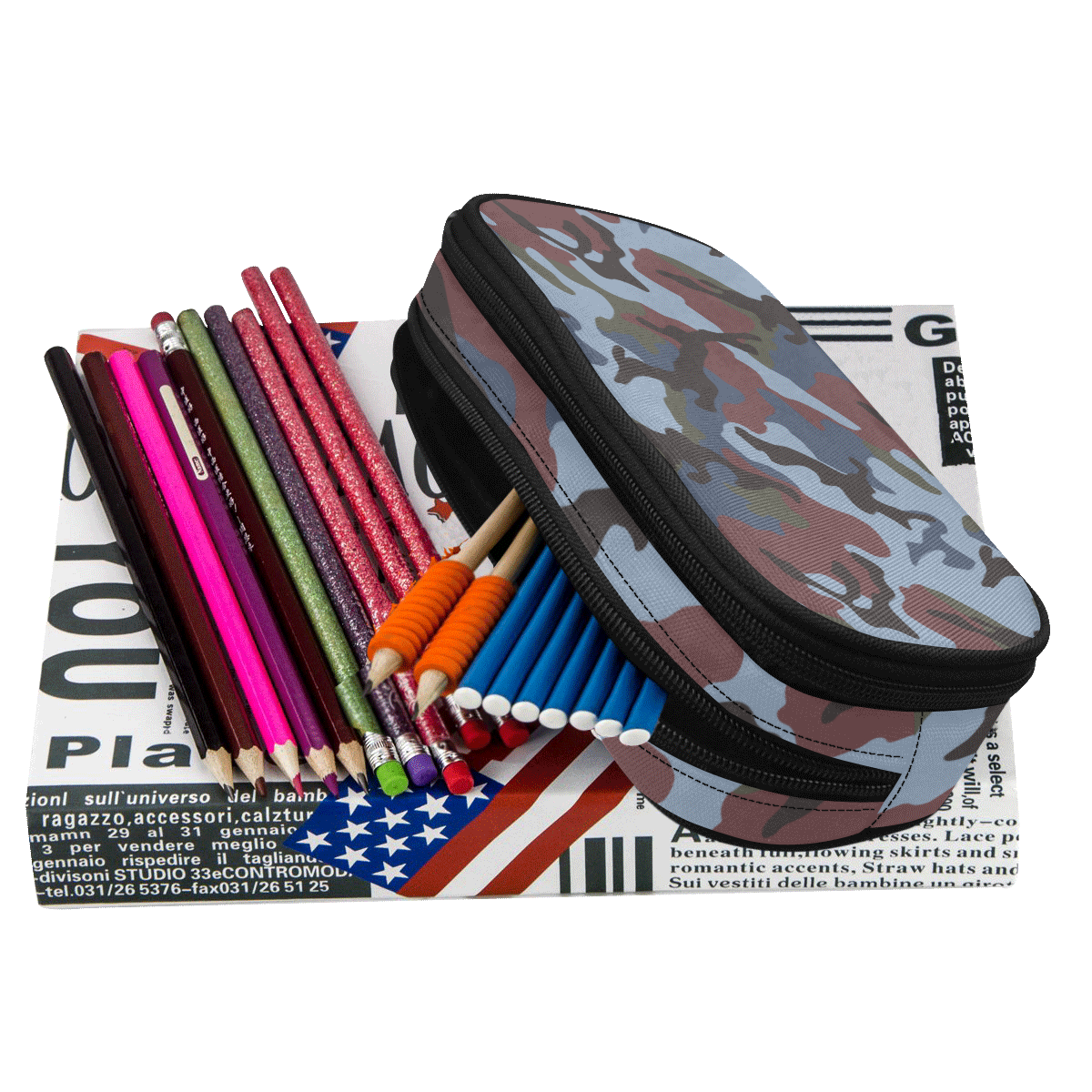 ERDL streetfighter Pencil Pouch/Large (Model 1680)