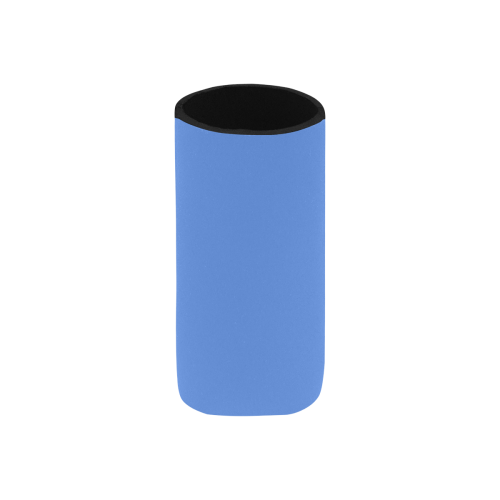 color cornflower blue Neoprene Can Cooler 5" x 2.3" dia.