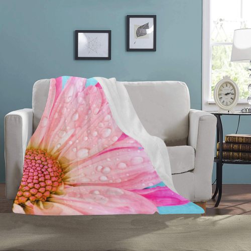 Flower Ultra-Soft Micro Fleece Blanket 40"x50"