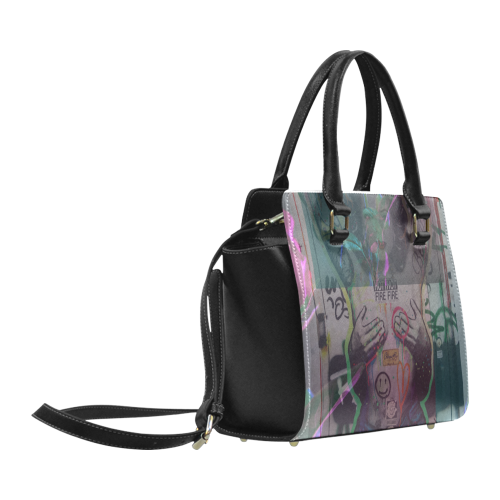 graffiti body graphic Classic Shoulder Handbag (Model 1653)