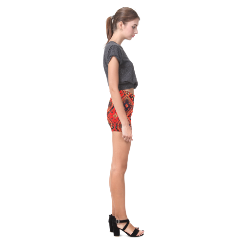 Azerbaijan Pattern 3 Briseis Skinny Shorts (Model L04)