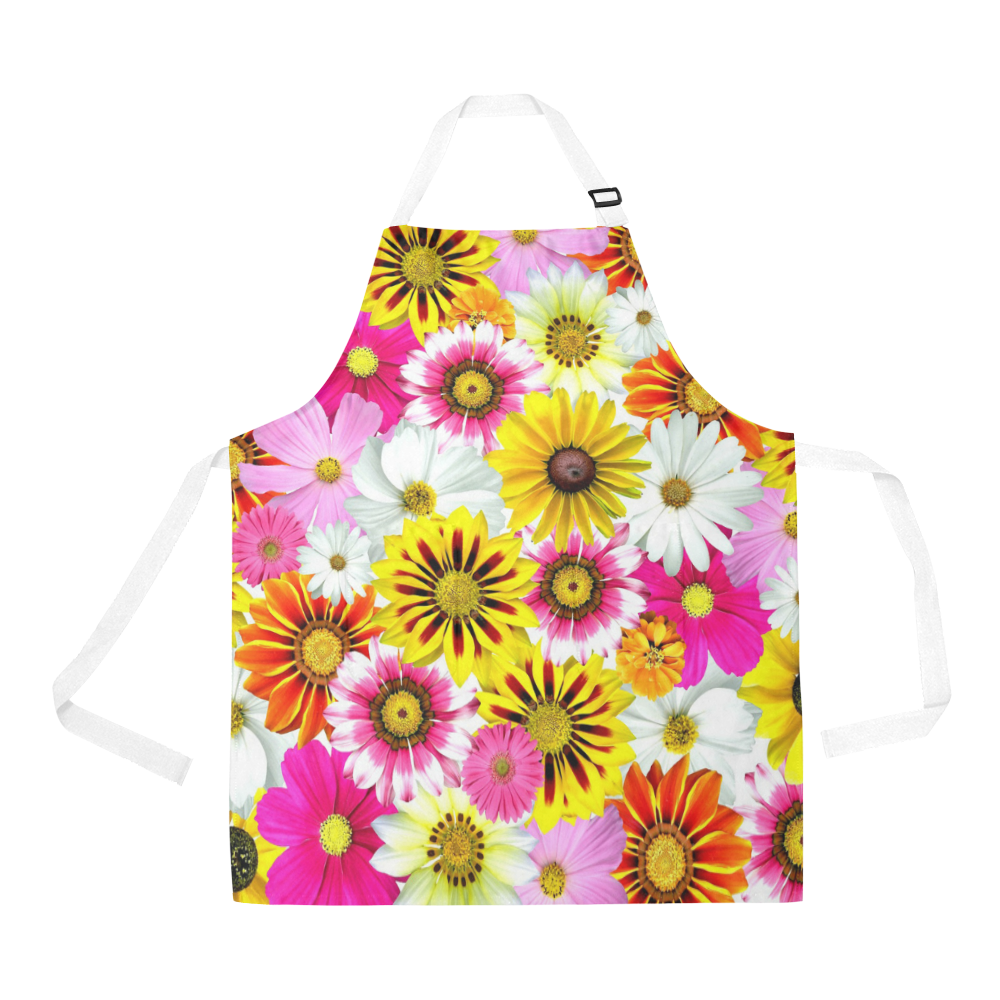 Spring Time Flowers 1 All Over Print Apron