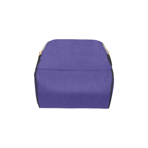 color dark slate blue Multi-Function Diaper Backpack/Diaper Bag (Model 1688)