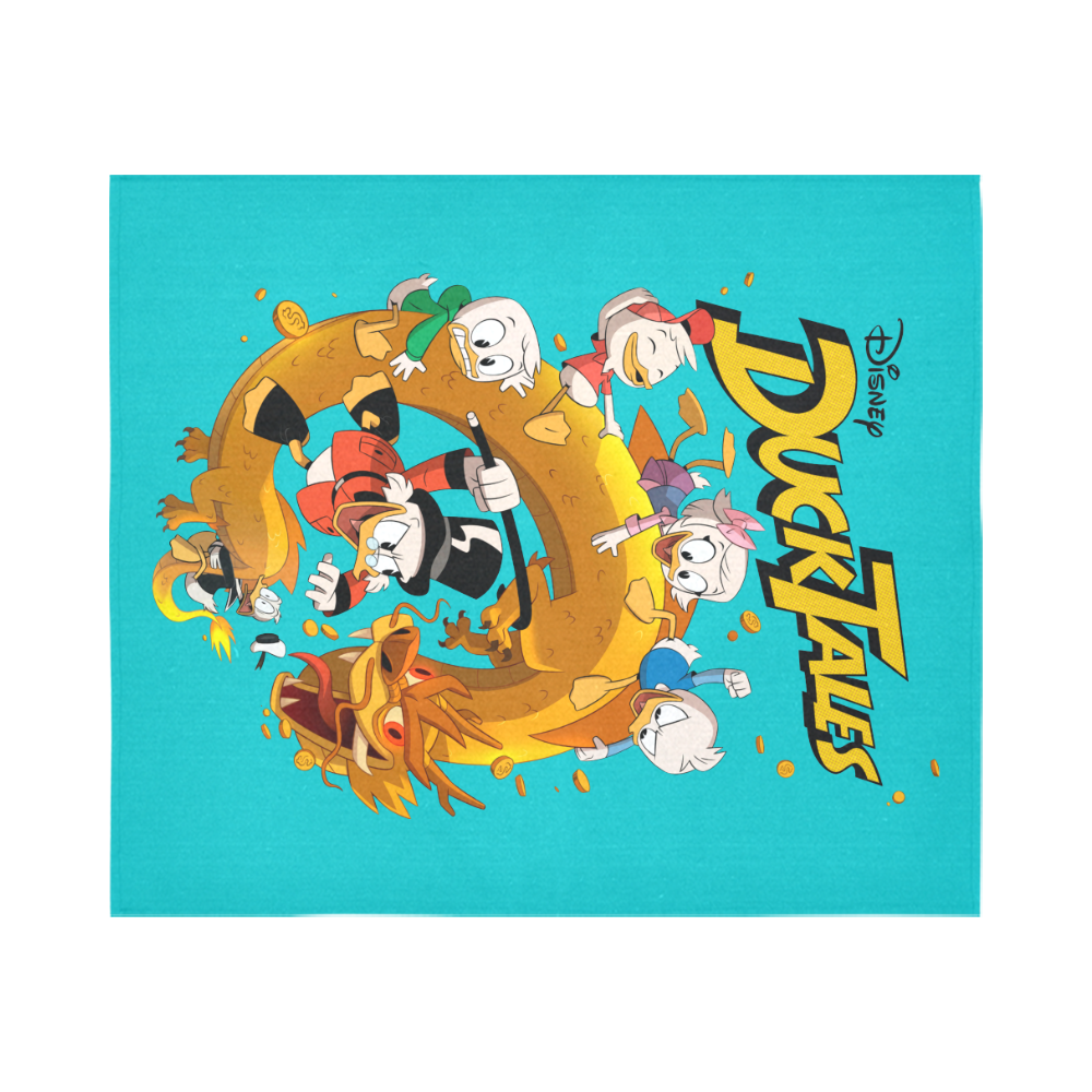 DuckTales Cotton Linen Wall Tapestry 60"x 51"