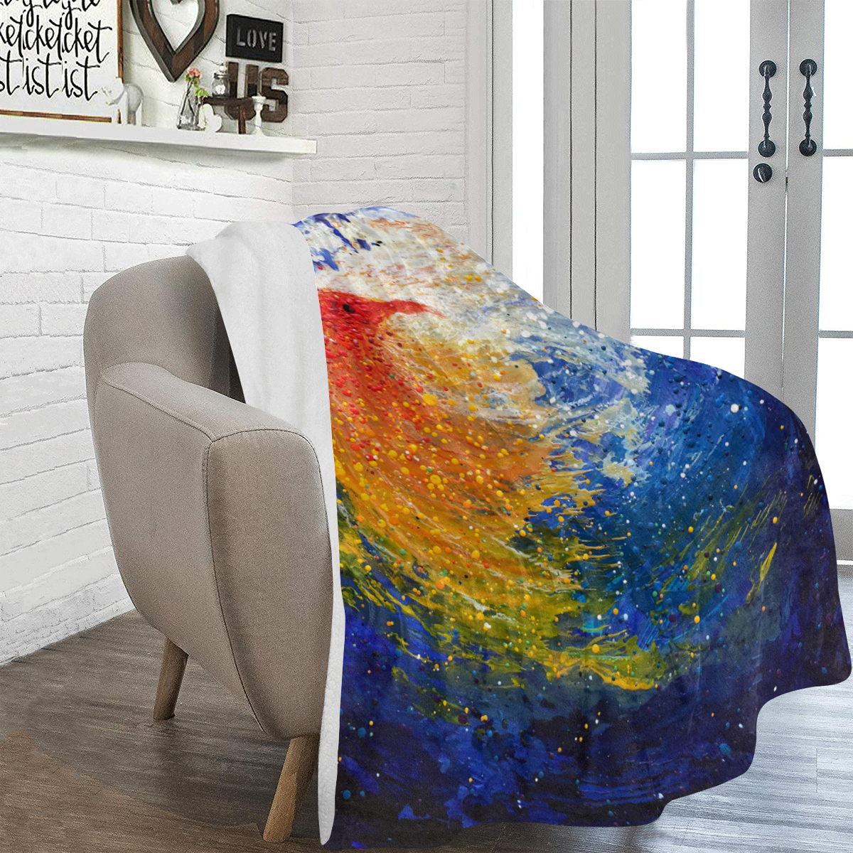 Abstracts blanket Ultra-Soft Micro Fleece Blanket 60"x80"