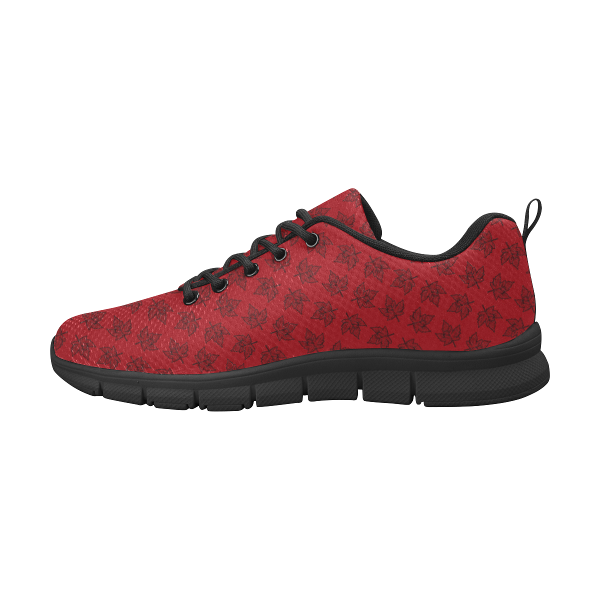 Cool Canada Retro Red Men's Breathable Running Shoes (Model 055)