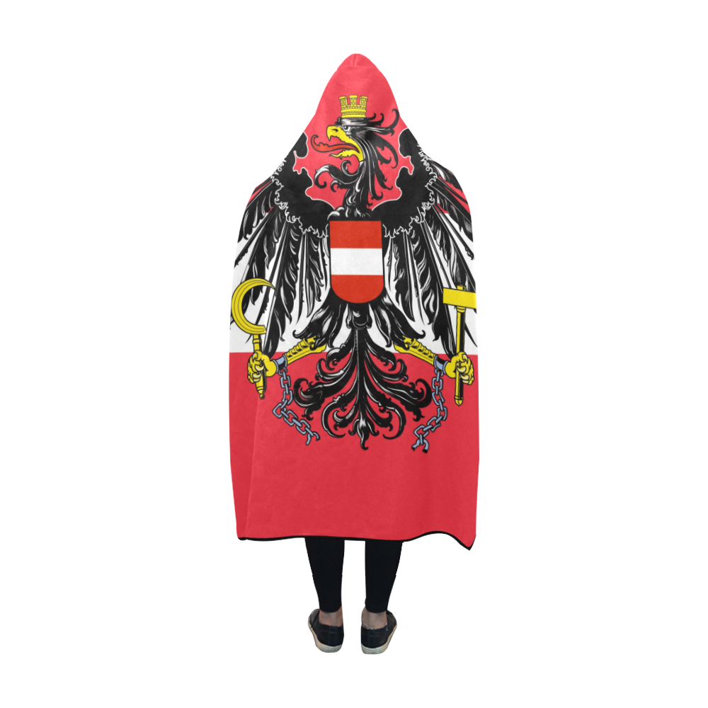 AUSTRIA BUNDESADLER Hooded Blanket 60''x50''