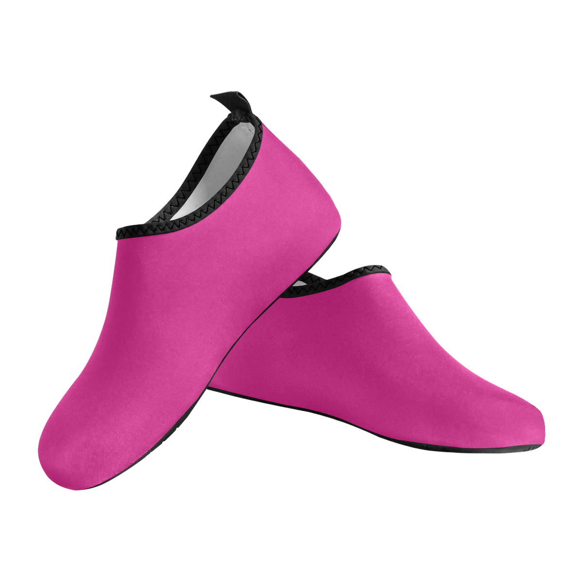 color Barbie pink Men's Slip-On Water Shoes (Model 056)