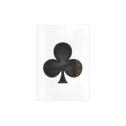 Club  Symbol Las Vegas Playing Card Shape Art Print 7‘’x10‘’