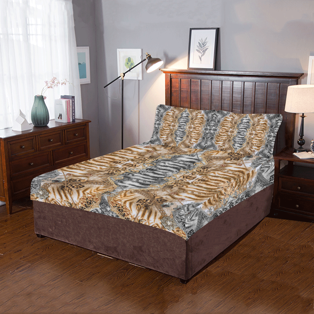 Luxury Abstract Design 3-Piece Bedding Set