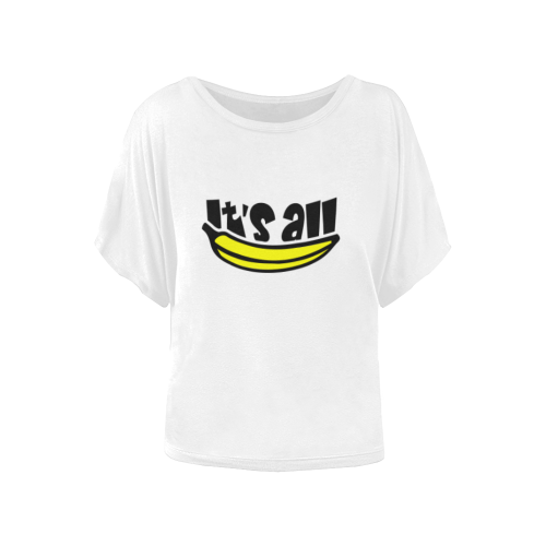 It's all bananas VAS2 Women's Batwing-Sleeved Blouse T shirt (Model T44)