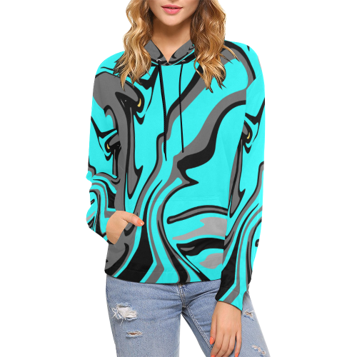 idk_idk_idk All Over Print Hoodie for Women (USA Size) (Model H13)