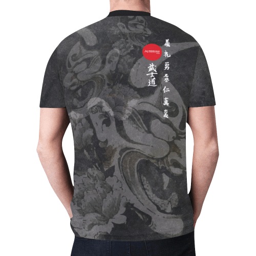 Mitos Japoneses. New All Over Print T-shirt for Men (Model T45)