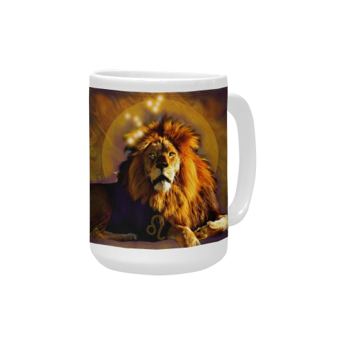 Leo the Lion by The Lowest of Low Custom Ceramic Mug (15OZ)