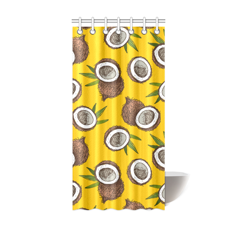 coconuts Shower Curtain 36"x72"