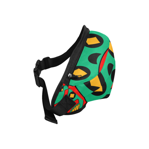 African Scary Tribal Fanny Pack/Large (Model 1676)