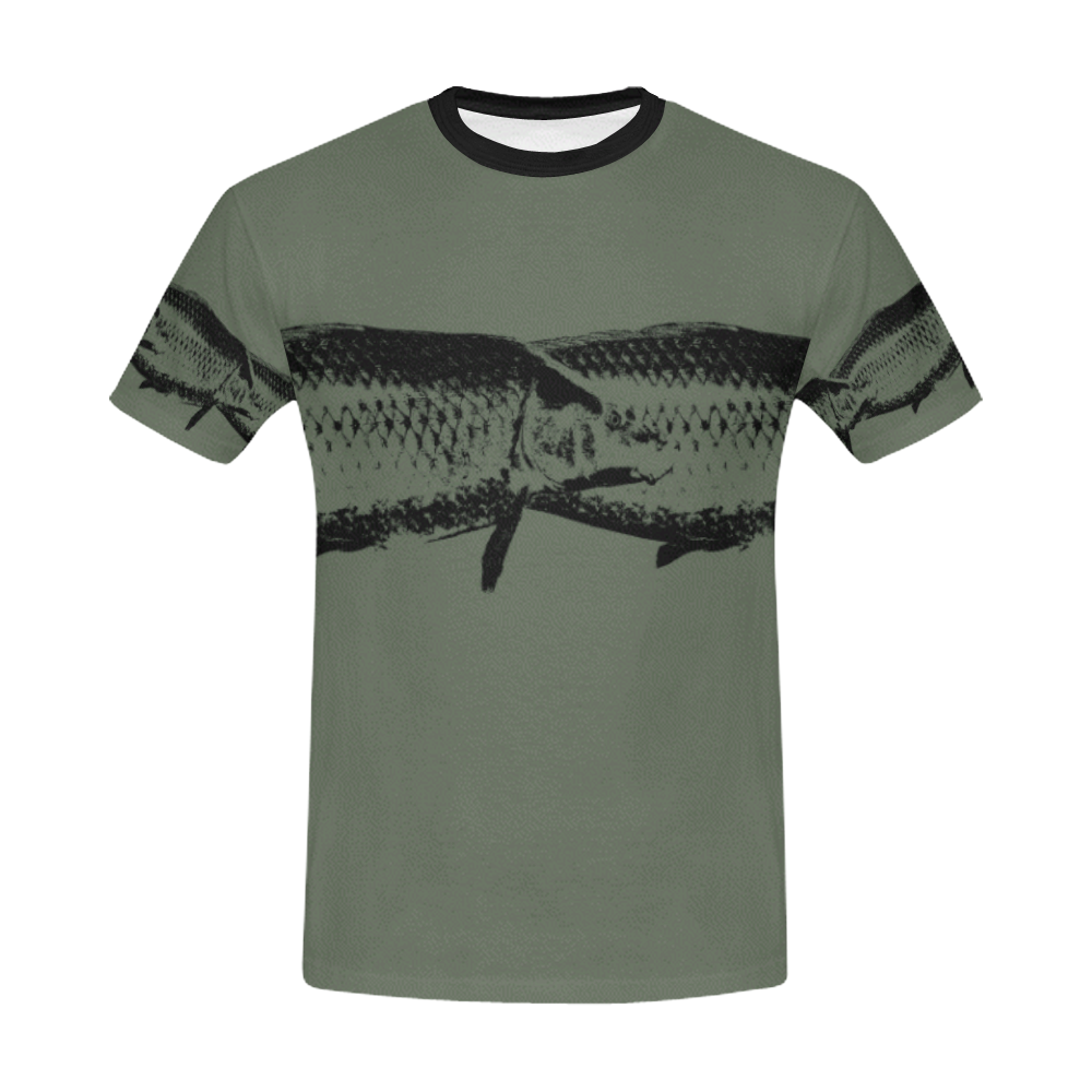 carp fish All Over Print T-Shirt for Men/Large Size (USA Size) Model T40)