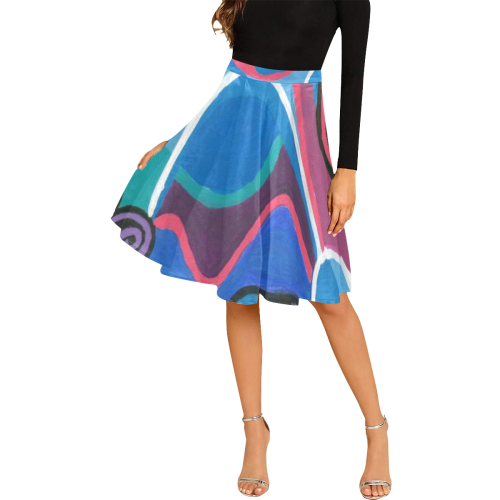 Mariposas midi skirt Melete Pleated Midi Skirt (Model D15)