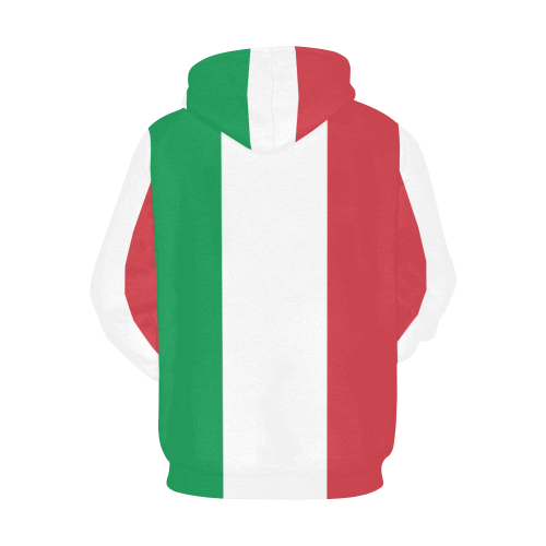 Flag_of_Italy All Over Print Hoodie for Men/Large Size (USA Size) (Model H13)