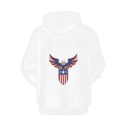 USA eagle All Over Print Hoodie for Men/Large Size (USA Size) (Model H13)