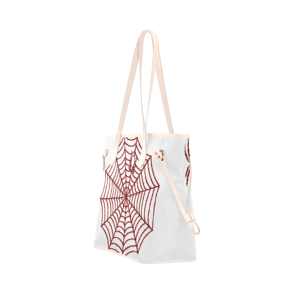 Beautiful pattern spidercb Clover Canvas Tote Bag (Model 1661)