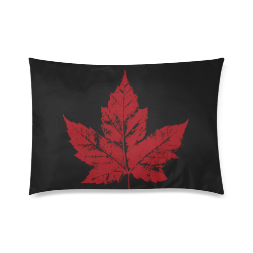 Cool Canada Retro Custom Zippered Pillow Case 20"x30"(Twin Sides)