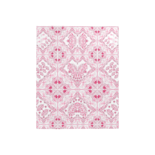 sweet nature-fuxia Quilt 40"x50"