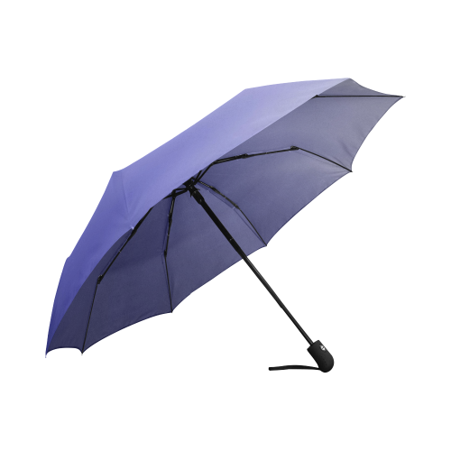 Blue silver fade Auto-Foldable Umbrella (Model U04)