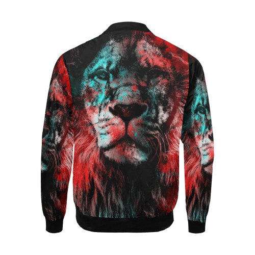 lion jbjart #lion All Over Print Bomber Jacket for Men/Large Size (Model H19)