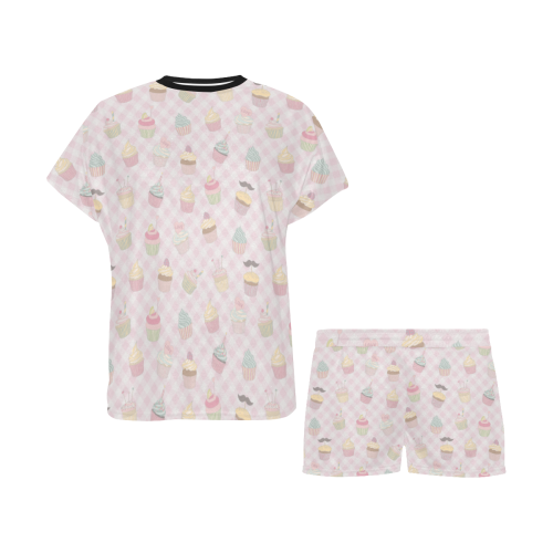 Cupcakes Women's Short Pajama Set