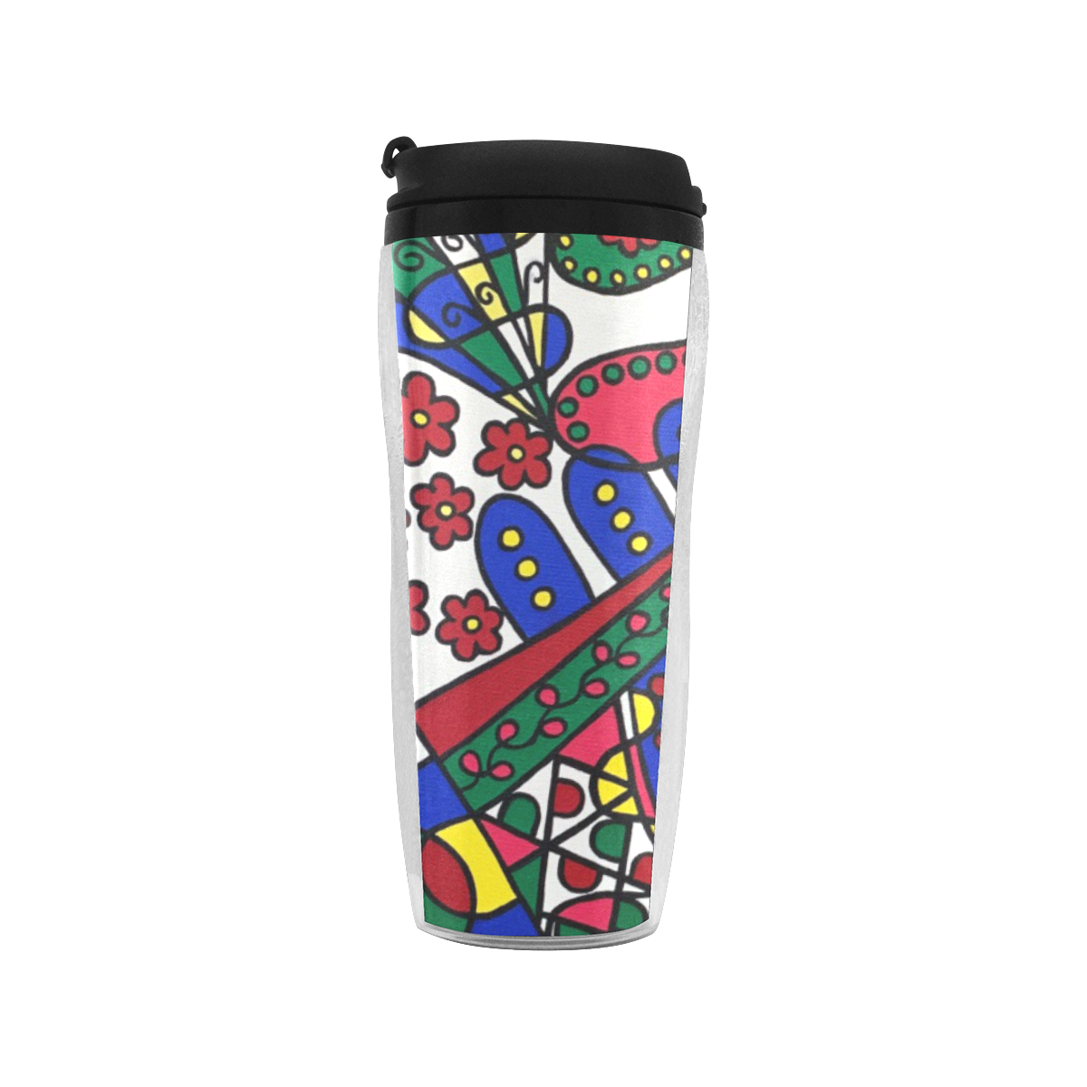 Whimsical Reusable Coffee Cup (11.8oz)