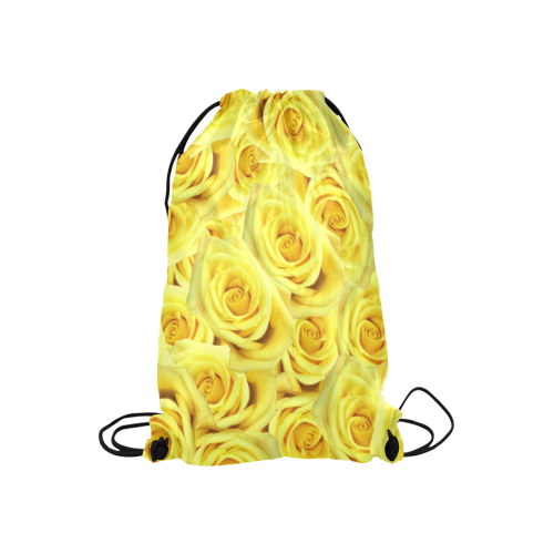 Candlelight Roses Small Drawstring Bag Model 1604 (Twin Sides) 11"(W) * 17.7"(H)